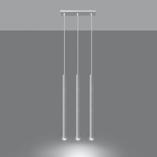 Sollux Lighting Závěsné svítidlo PASTELO 3 bílé