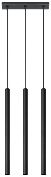 Sollux Lighting Závěsné svítidlo PASTELO 3 černé