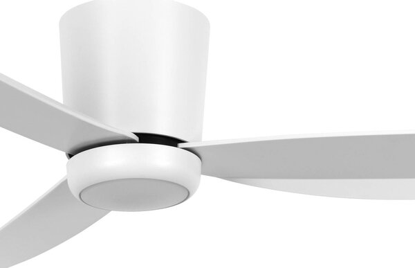 Beacon Lighting stropní ventilátor s osvětlením, bílý, 137 cm, tichý, stmívatelný, Bílá / opál, Obývací pokoj / jídelna, Plast, Moderní