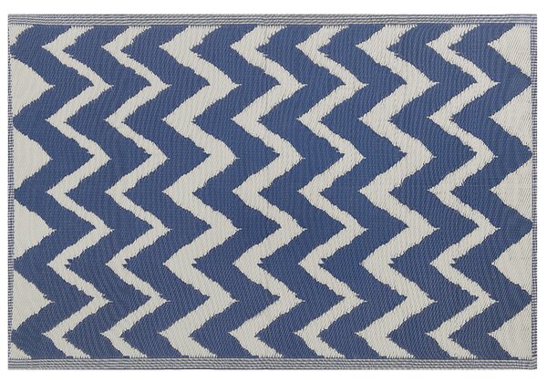 Venkovní koberec 120 x 180 cm námořnická modrá SIRSA