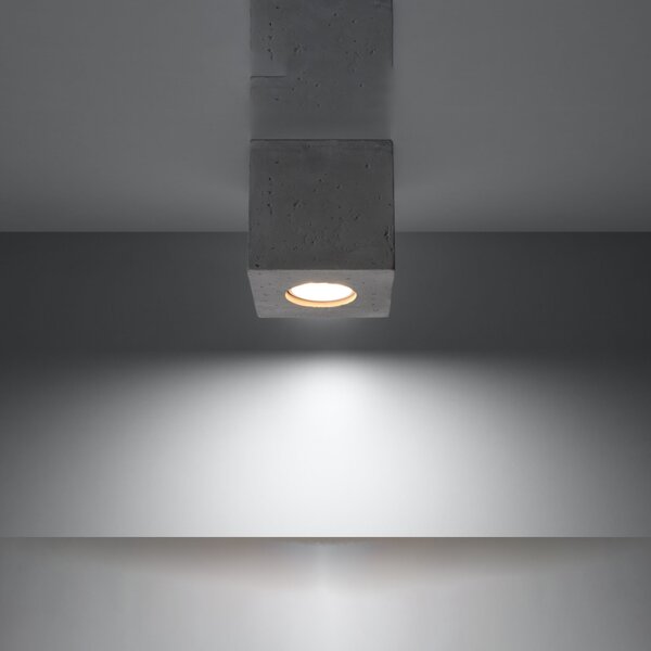 Sollux Lighting Stropní svítidlo QUAD beton