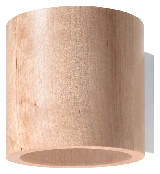 Sollux Lighting Nástěnné svítidlo ORBIS přírodní dřevo
