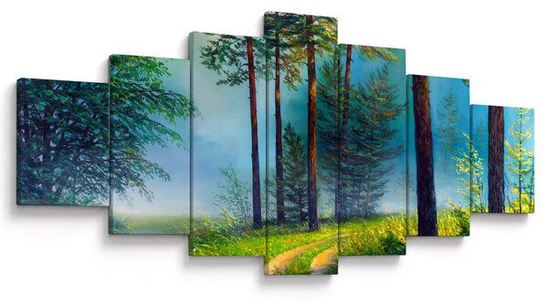 Obraz - Olejomalba krajiny (210x100 cm)