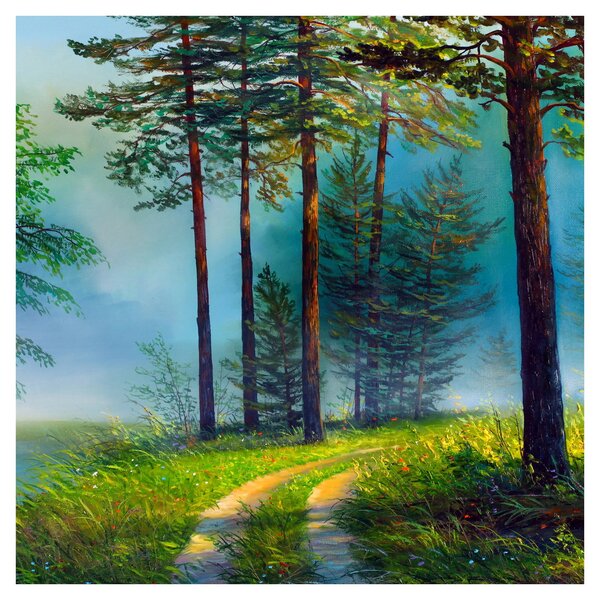Obraz - Olejomalba krajiny (30x30 cm)
