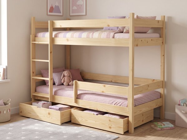 Patrová postel s úložným prostorem Elegant + matrace + rošty