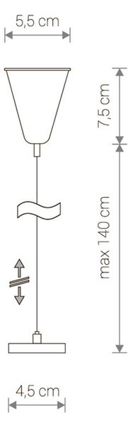 Nowodvorski PROFILE SUSPENSION KIT BLACK 9460