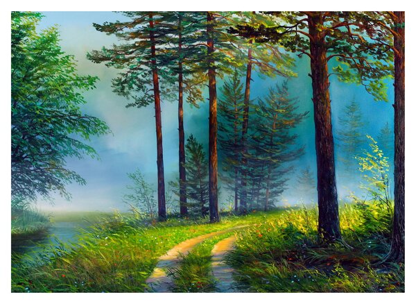 Obraz - Olejomalba krajiny (70x50 cm)
