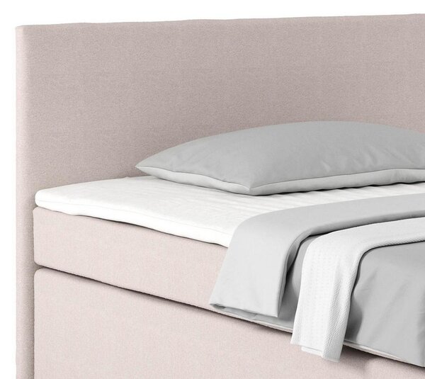 Postel Boxspring NERO PL: 140/200 cm, béžová