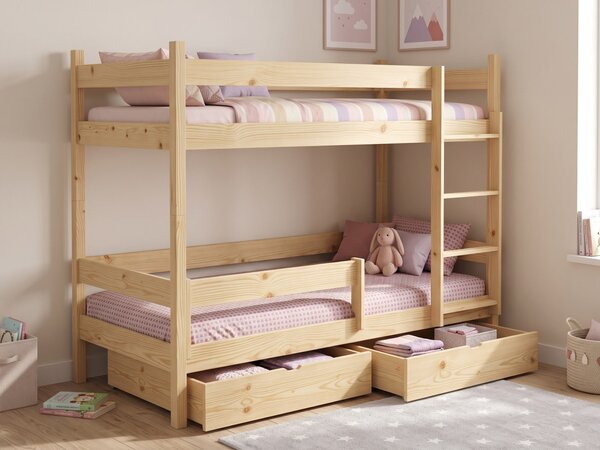 Patrová postel s úložným prostorem Elegant + matrace + rošty