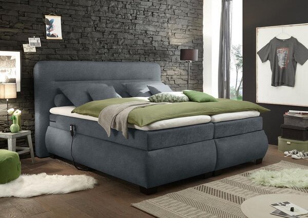 Polohovatelná postel boxspring Evolution 3 160x200cm antracit