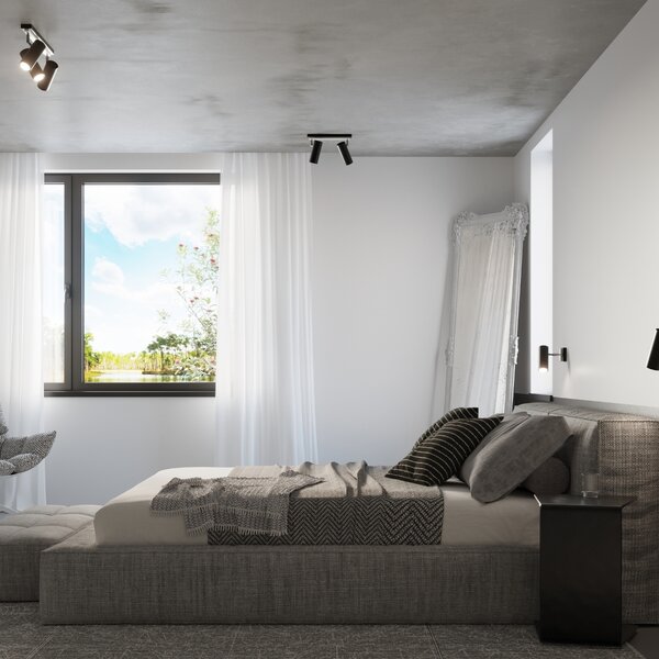 Sollux Lighting Stropní svítidlo DIREZIONE 1 černé