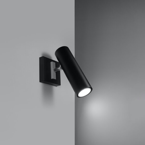 Sollux Lighting Nástěnné svítidlo DIREZIONE černé