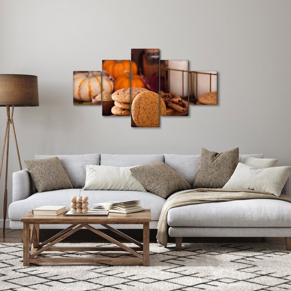 Obraz - Podzimní sušenky (125x70 cm)