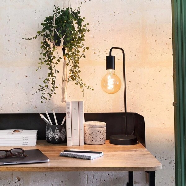 Stolní lampa Atmosphera Černá stolní lampa 40 W