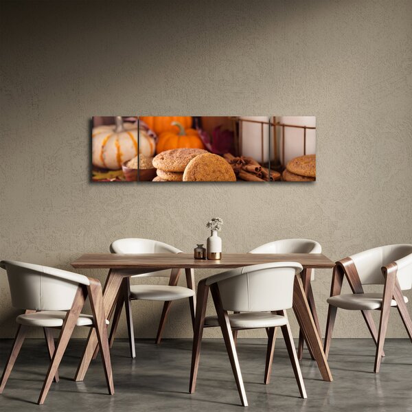 Obraz - Podzimní sušenky (170x50 cm)