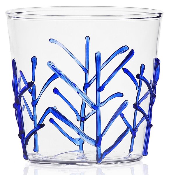 Ichendorf Milano designové sklenice na vodu Greenwood Blue Branches Tumbler