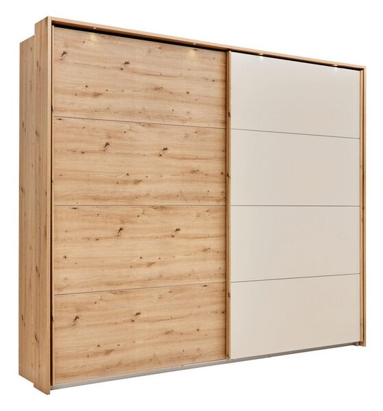 Šatní skříň QUADRA, šířka 271 cm