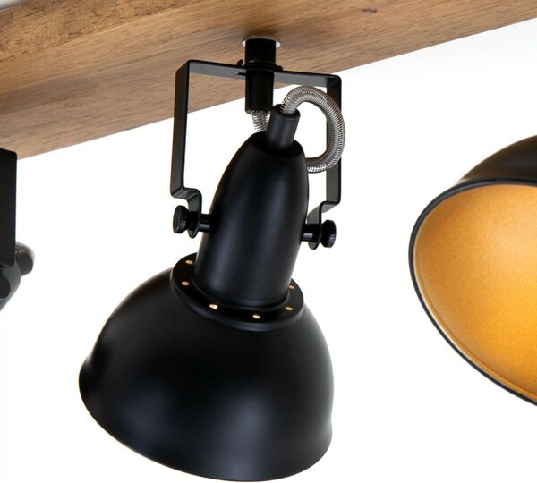 BRILONER Bodové svítidlo 50 cm 3x E14 25W černá BRI 2901-035