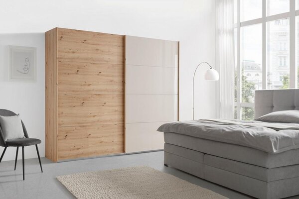 Šatní skříň QUADRA, šířka 271 cm