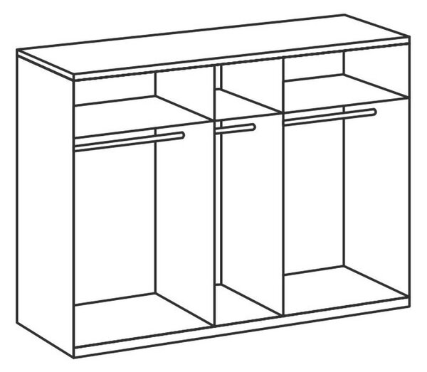 Šatní skříň LEVEL 36 D