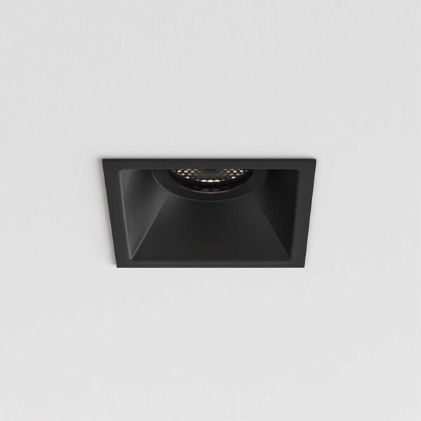 Astro Minima Slimline fixní čtvercové požárně odolné svítidlo IP65 Černá