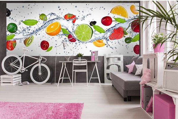 Vliesové fototapety, rozměr 375 cm x 150 cm, ovoce, DIMEX MP-2-0239