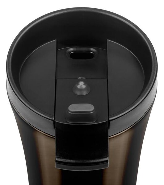 Termohrnek TEESA 500ml tmavě hnědý