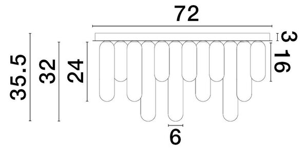 Nova Luce Gustave G9 přisazené stropní svítidlo 7