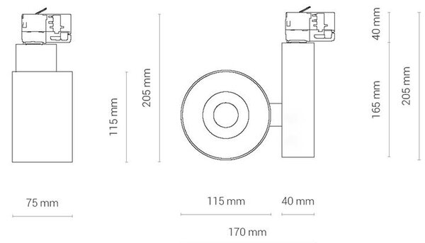 Svítidlo Nowodvorski 8752 CTLS NEA LED WHITE 30W, 4000K