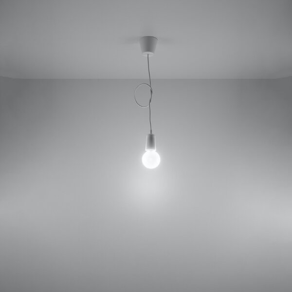 Sollux Lighting Závěsné svítidlo DIEGO 1 bílé