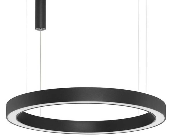 Nova Luce Morbido LED kruhové závěsné svítidlo CCT s ovladačem ⌀1000mmČerná