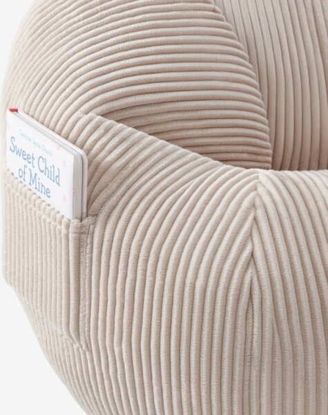 Sedací pytel s podnožkou COMFY 3.0 béžový