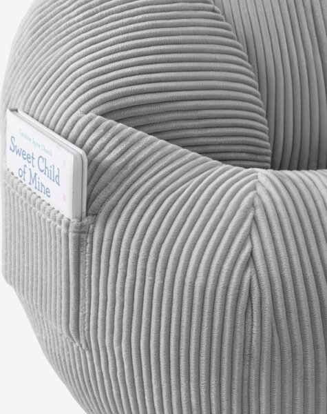 Sedací pytel s podnožkou COMFY 3.0 šedý