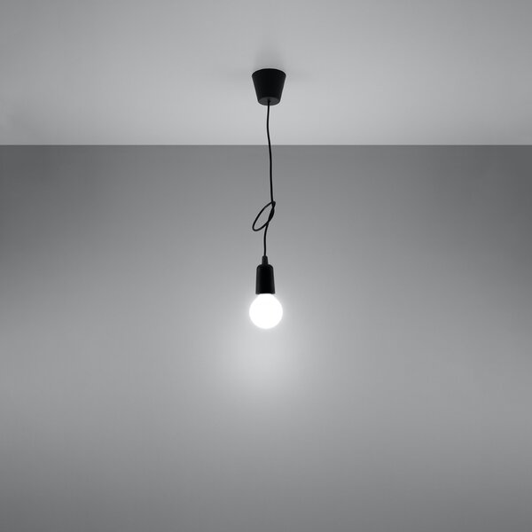 Sollux Lighting Závěsné svítidlo DIEGO 1 černé