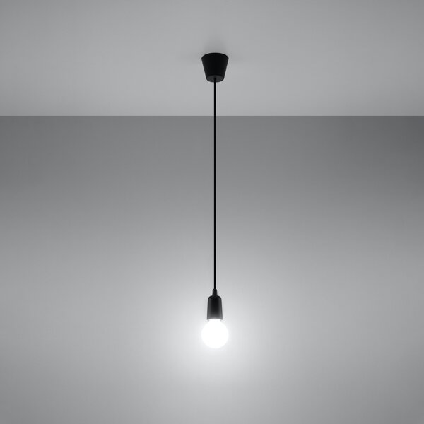 Sollux Lighting Závěsné svítidlo DIEGO 1 černé