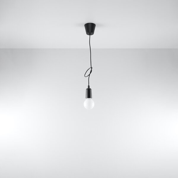 Sollux Lighting Závěsné svítidlo DIEGO 1 černé