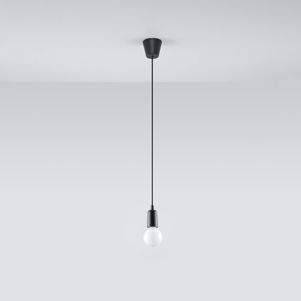 Sollux Lighting Závěsné svítidlo DIEGO 1 černé