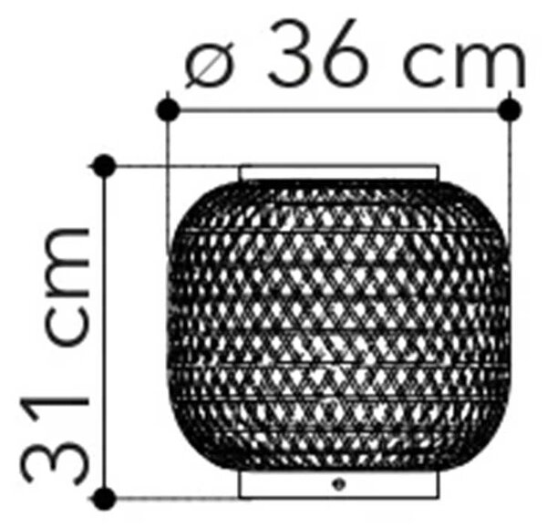 Faneurope Zen E27 bambusové stolní svítidlo