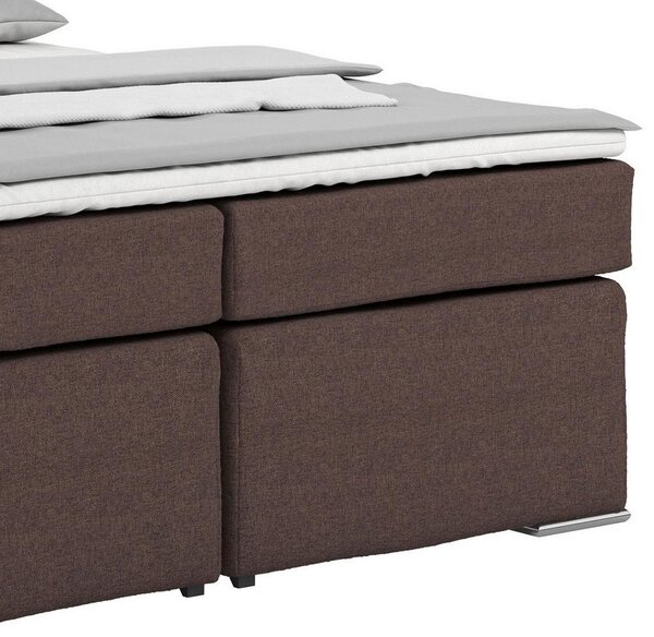 Postel Boxspring NERO PL: 160/200cm, jílová