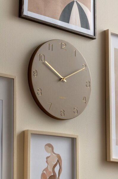 Designové nástěnné hodiny 5762BR Karlsson 40cm