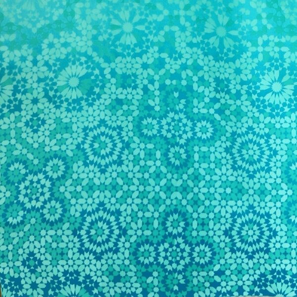 Bellatex Koupelnový závěs 180x200 cm Mozaika Modrá