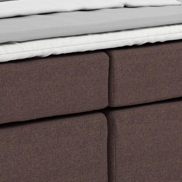 Postel Boxspring NERO PL: 160/200cm, jílová