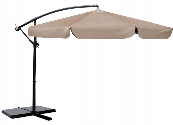 Plonos PL-880 Skládací zahradní slunečník 6-dílný 350 cm s obalem