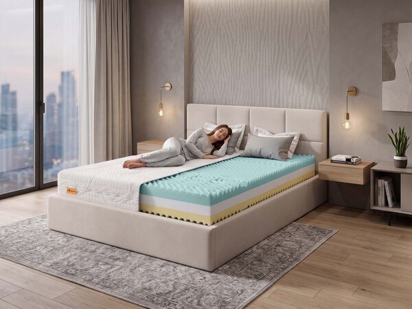 Wilsondo Vysoká pěnová matrace Komfort Premium 80×200×25 - potah Exclusive