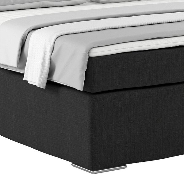 Postel Boxspring NERO PL: 180/200cm, černá