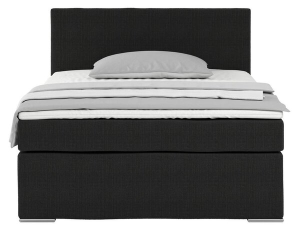 Postel Boxspring NERO PL: 140/200cm, černá