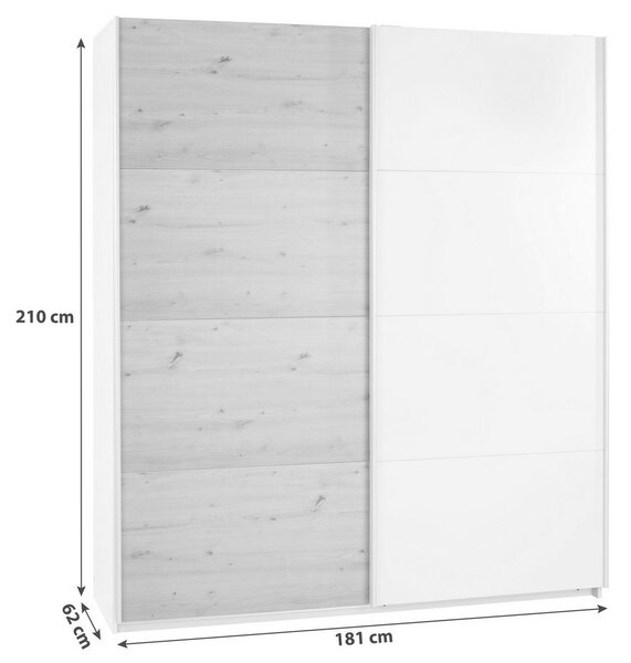 Skříň s posuvnými dveřmi Feldkirch 8, 181/210 cm