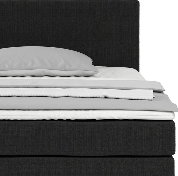 Postel Boxspring NERO PL: 140/200cm, černá