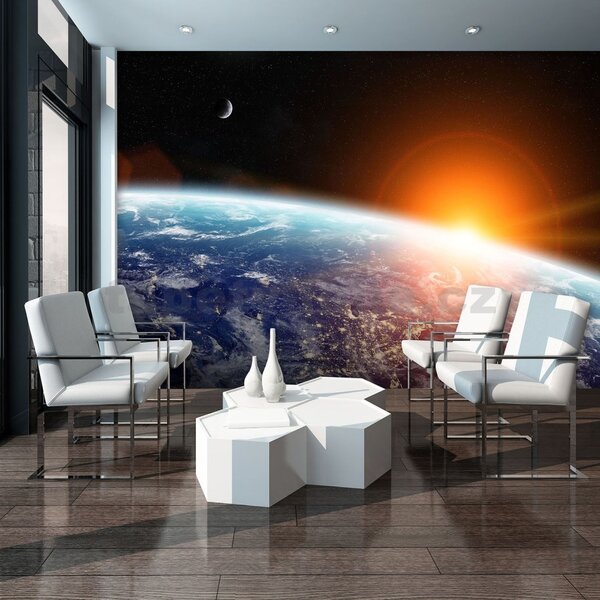Vliesové fototapety 11793 V8, rozměr 368 cm x 254 cm, pohled na Zemi z vesmíru, IMPOL TRADE