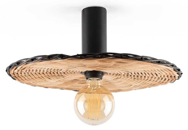 Faro Costas E27 přisazené ratanové svítidlo 70mmø600mm